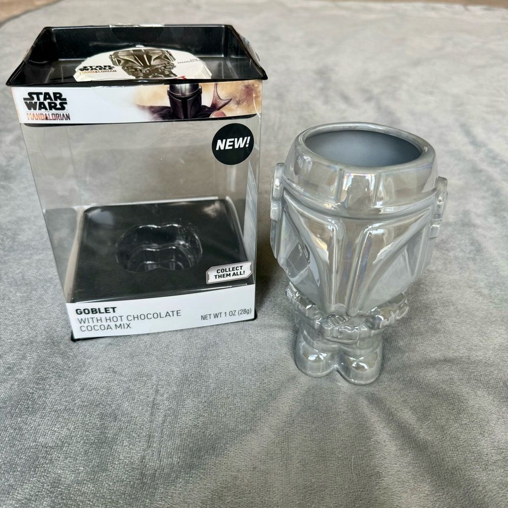 Star Wars Disney Mandalorian Goblet Mug | Ceramic Drinkware